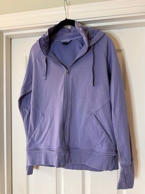 Athleta Lilac Full-Zip Hoodie